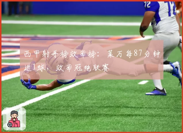 西甲射手榜效率榜:莱万每87分钟进1球,效率冠绝联赛